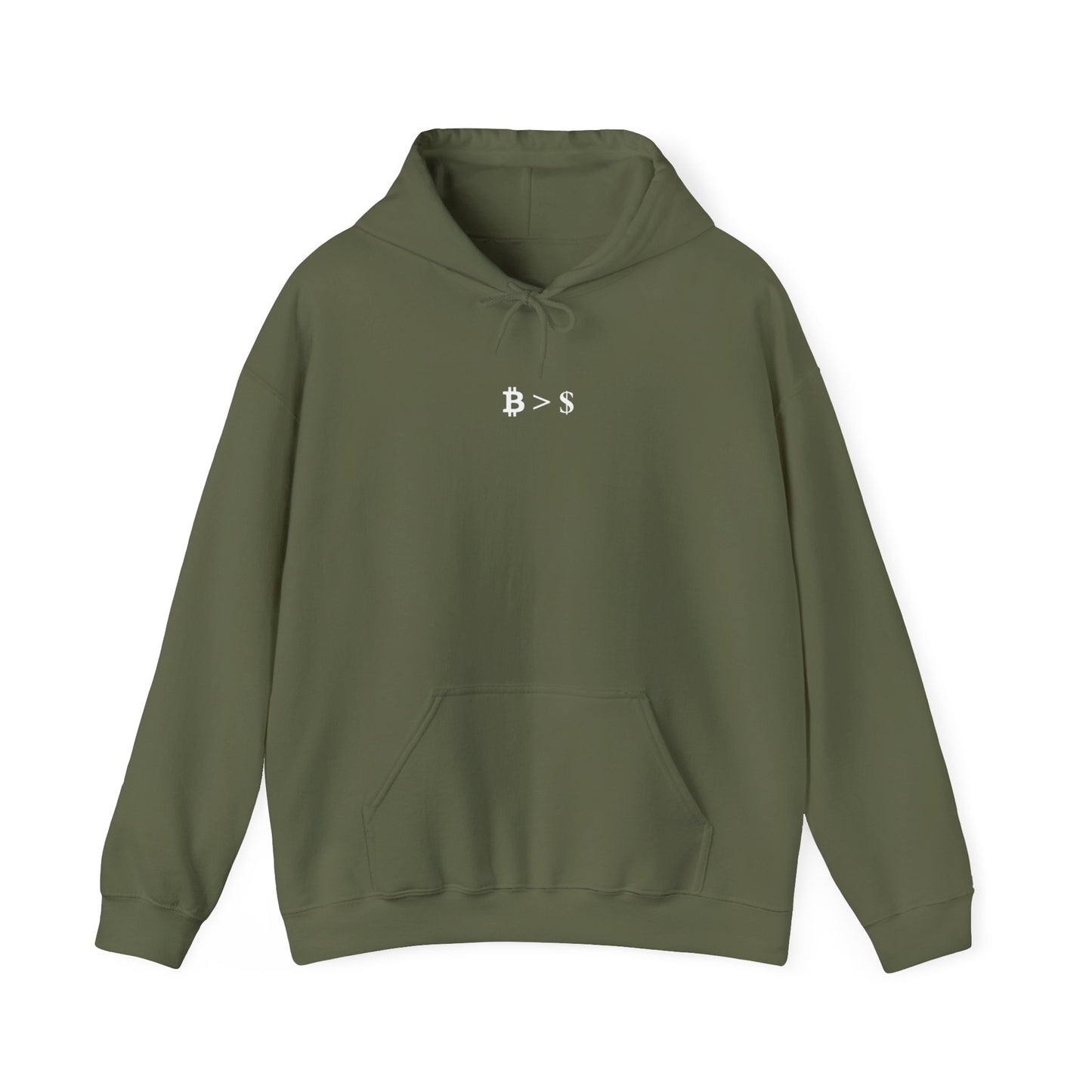 Bitcoin Over Dollar Hoodie